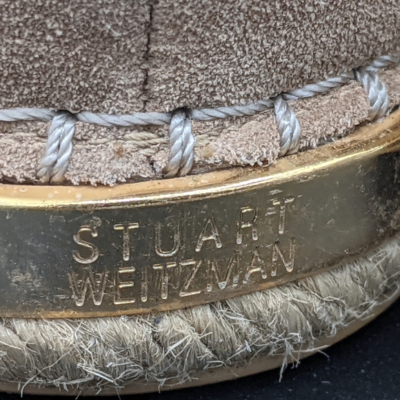 Stuart Weitzman espadrille booties Sz 6.5 - Picture 4 of 9